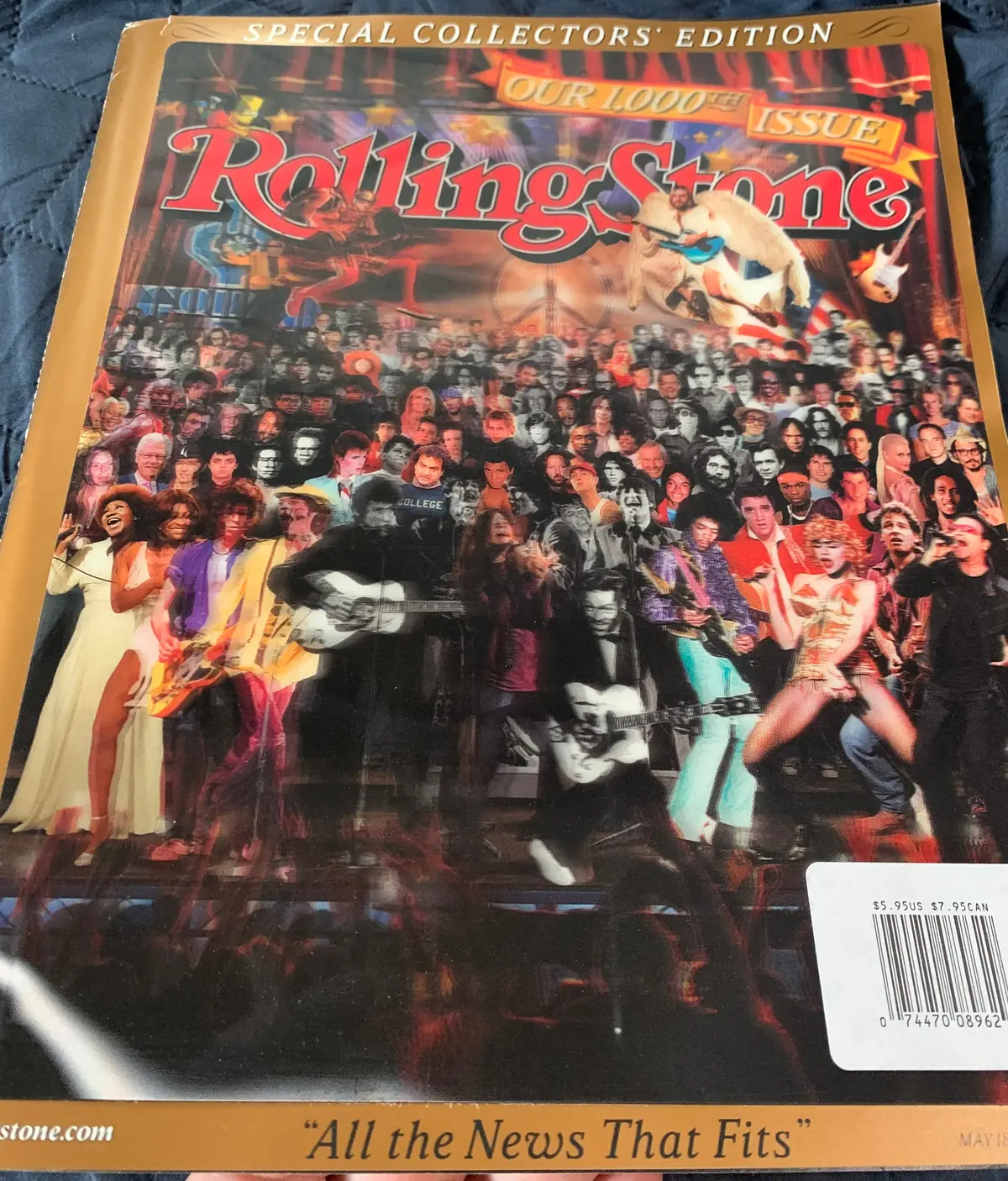 Rolling Stone Magazine 1,000Th  Special Edition  (Hologram Cover) Ft: Madonna - Used 1