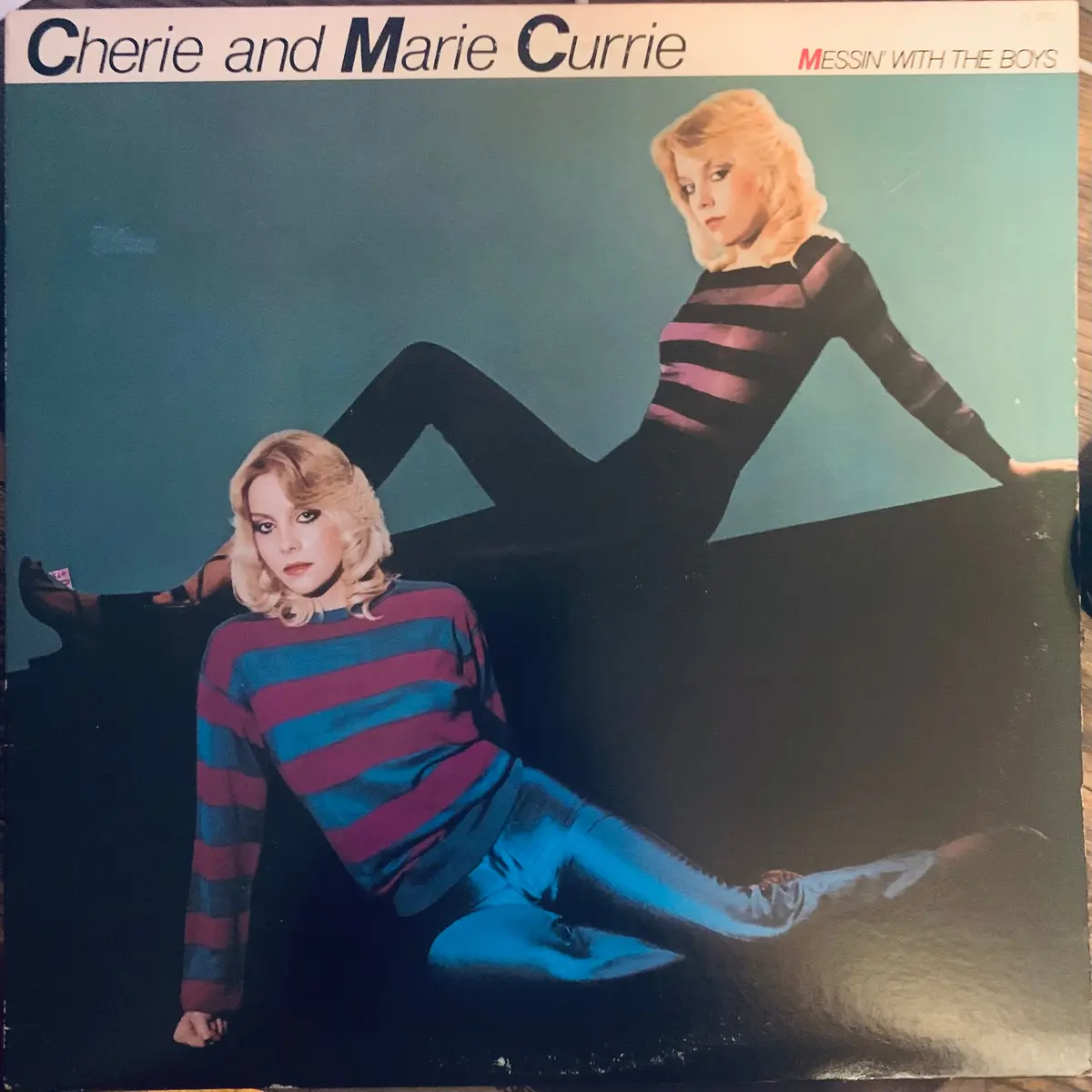 Cherie And Marie Currie - Messin' With The Boys 1980 Lp Vinyl - Used 1