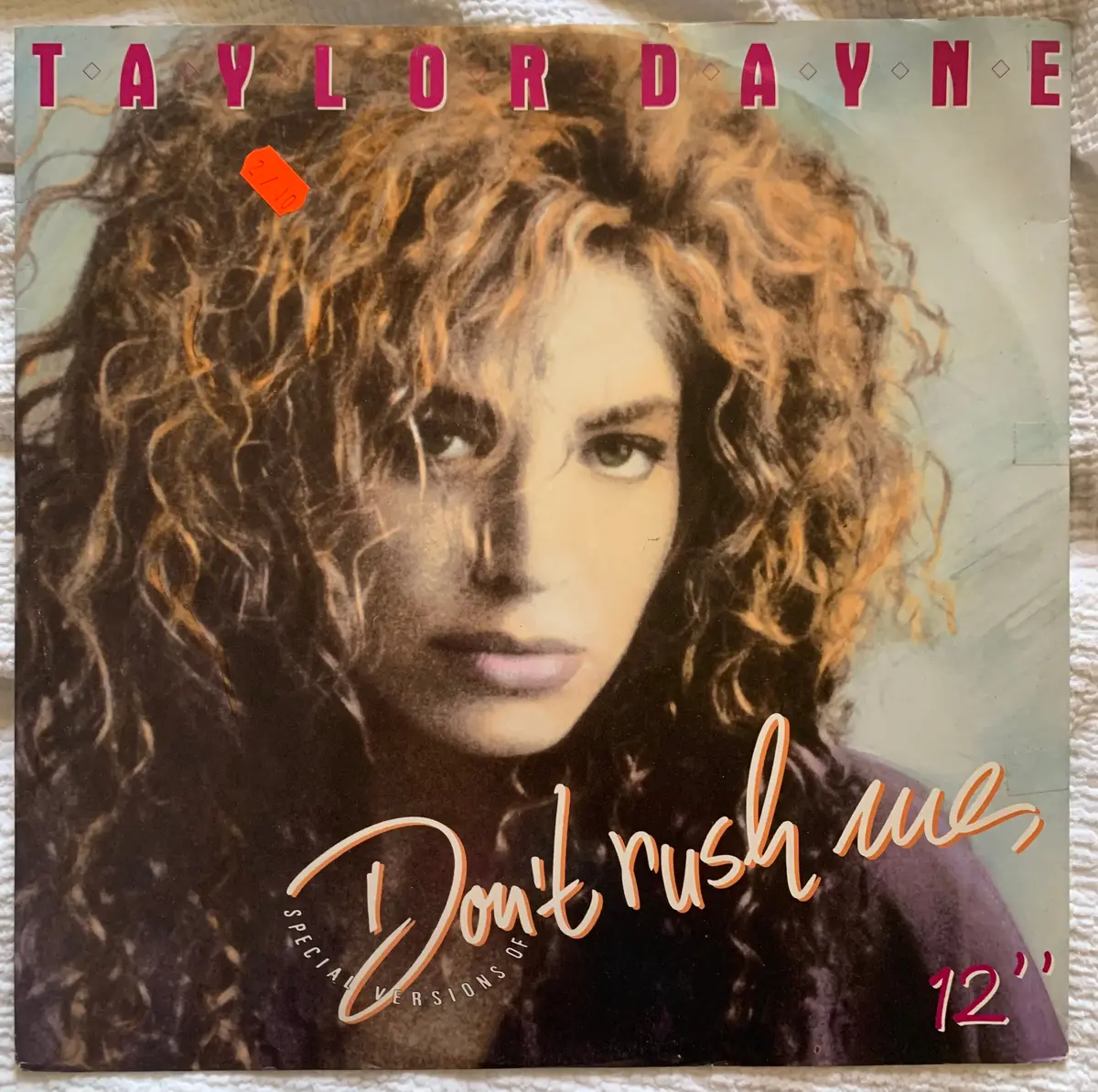 Taylor Dayne - Don't Rush Me (Import 12" Remix Lp) Vinyl - Used 1