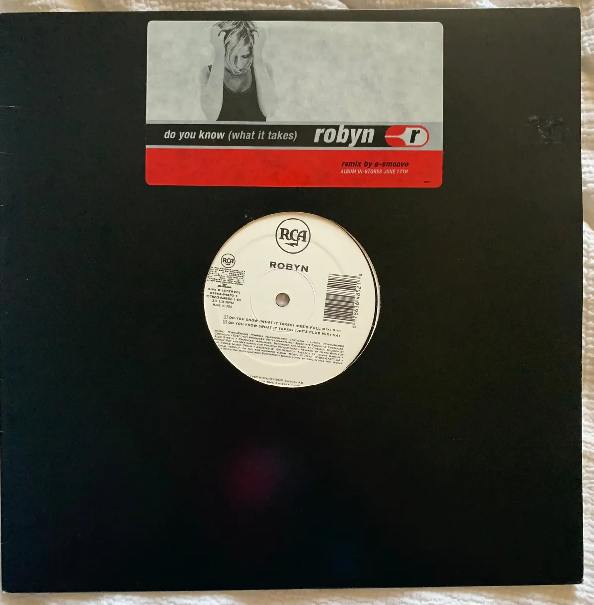 Robyn - Do You Know (What It Take) 1997 Lp Vinyl 12" - Used 1