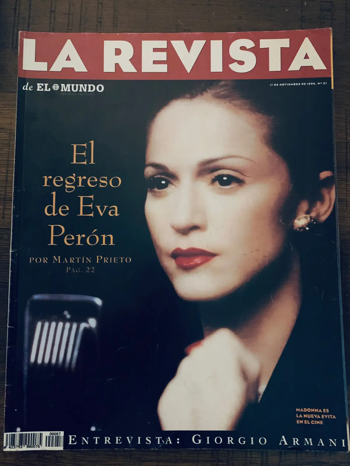 Madonna - La Revista  Import Magazine 1996 (Evita) Used 1