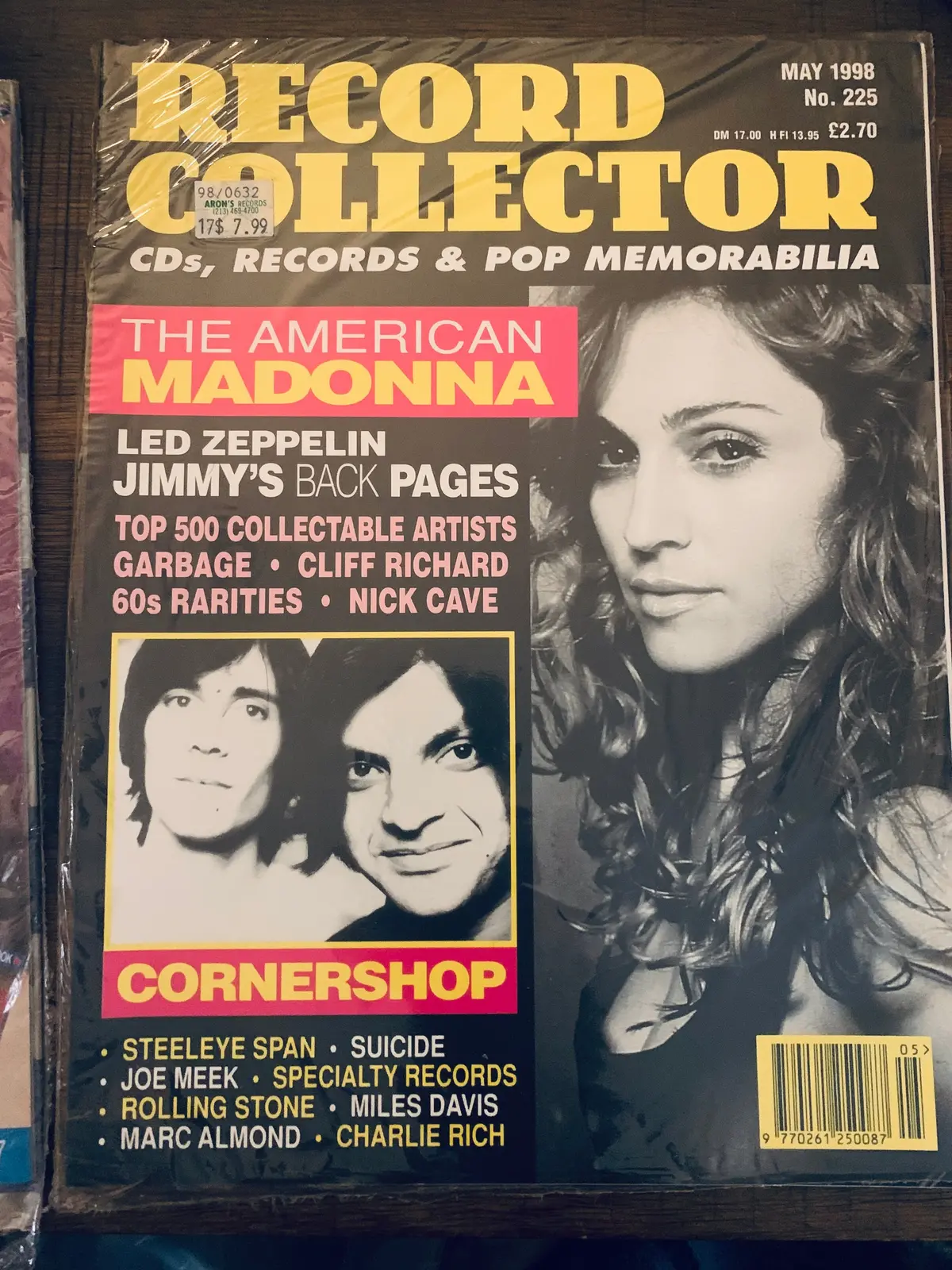 Madonna - Record Collector Magazine May 1998 1