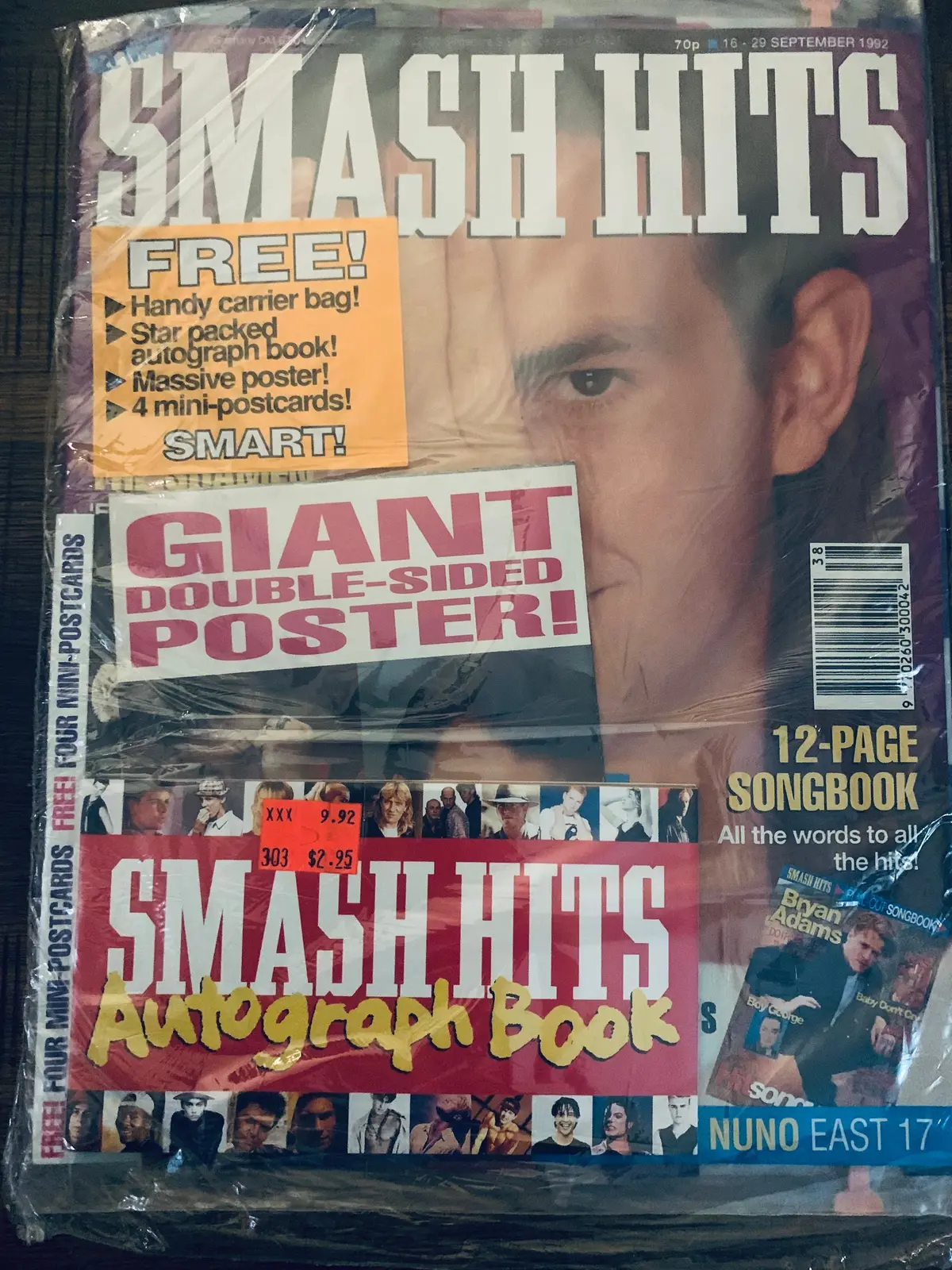 Smash Hits Magazine (Sept.1992) Still Sealed. Kristian Schmid 1