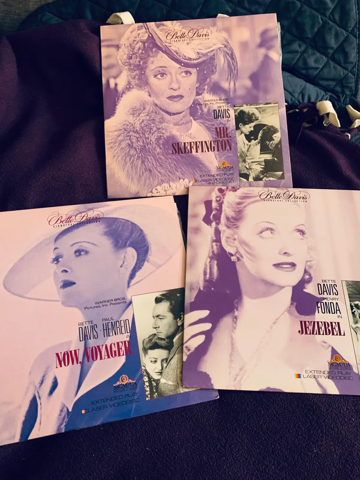 Bette Davis - 3 Original Laserdisc Films - Used (Us Shipping Only) 2