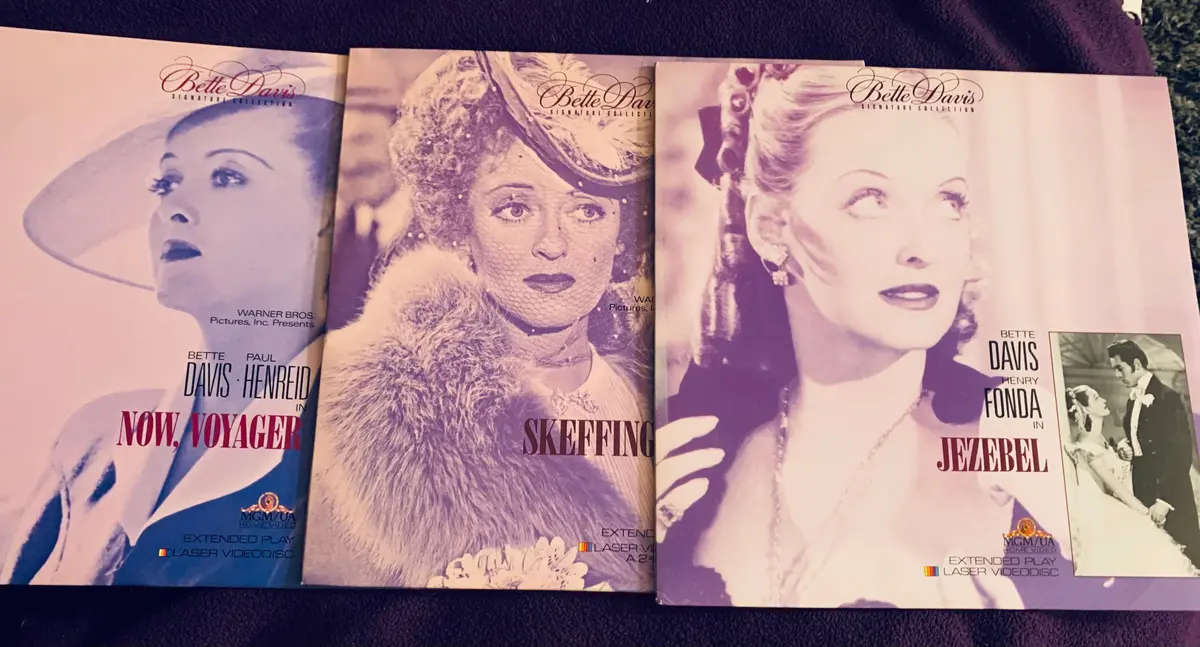 Bette Davis - 3 Original Laserdisc Films - Used (Us Shipping Only) 1