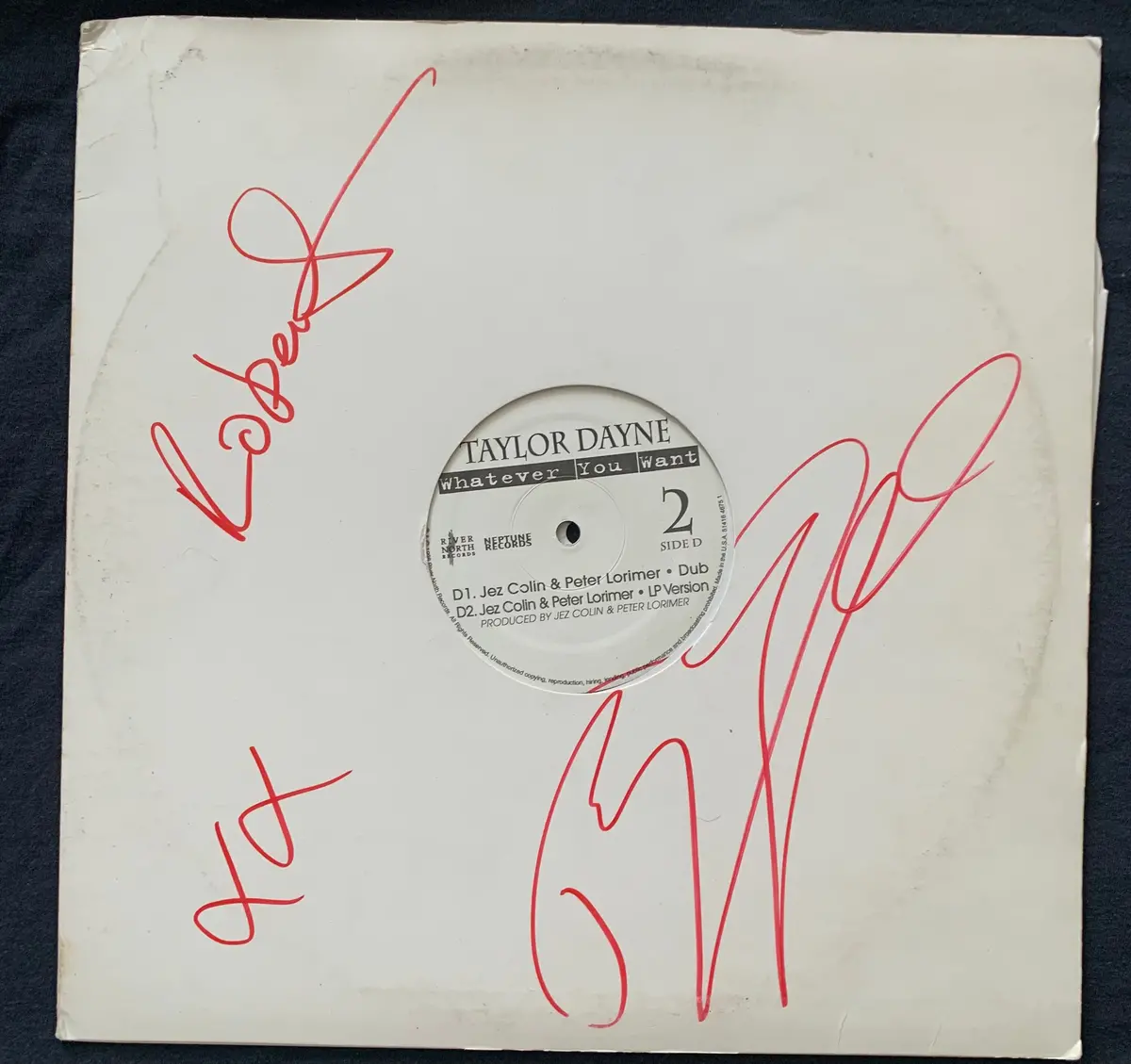 Taylor Dayne - Whatever You Want 2Xlp 12" Vinyl - Signed - Used 1