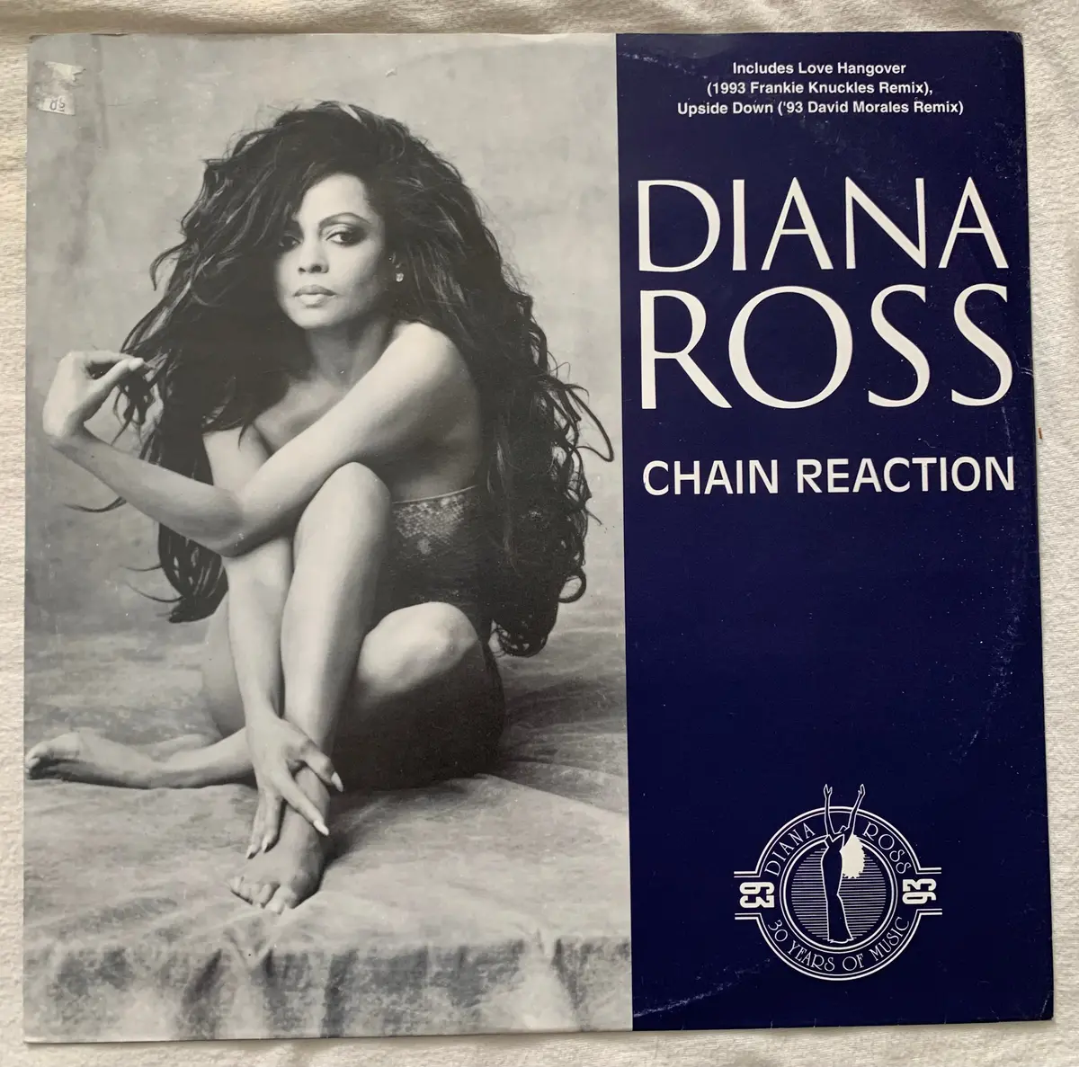 Diana Ross - Chain Reaction / Love Hangover / Upside Down / Someday We'll Be Together  12" Lp Vinyl - Used 1