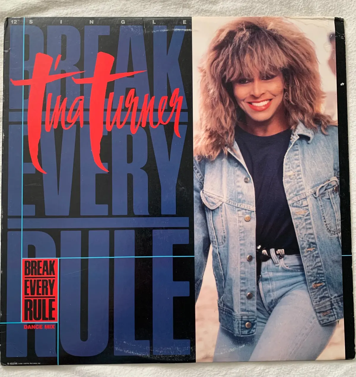 Tina Turner - Break Every Rule  Original 12" Lp Vinyl - Used 1