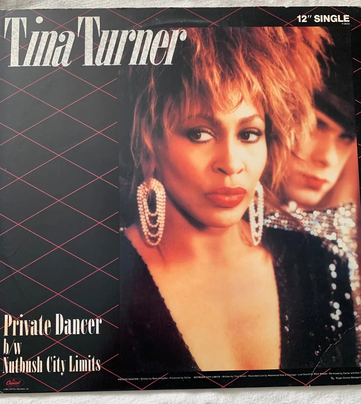 Tina Turner -Private Dancer   Original Uk 12" Lp Vinyl - Used 1
