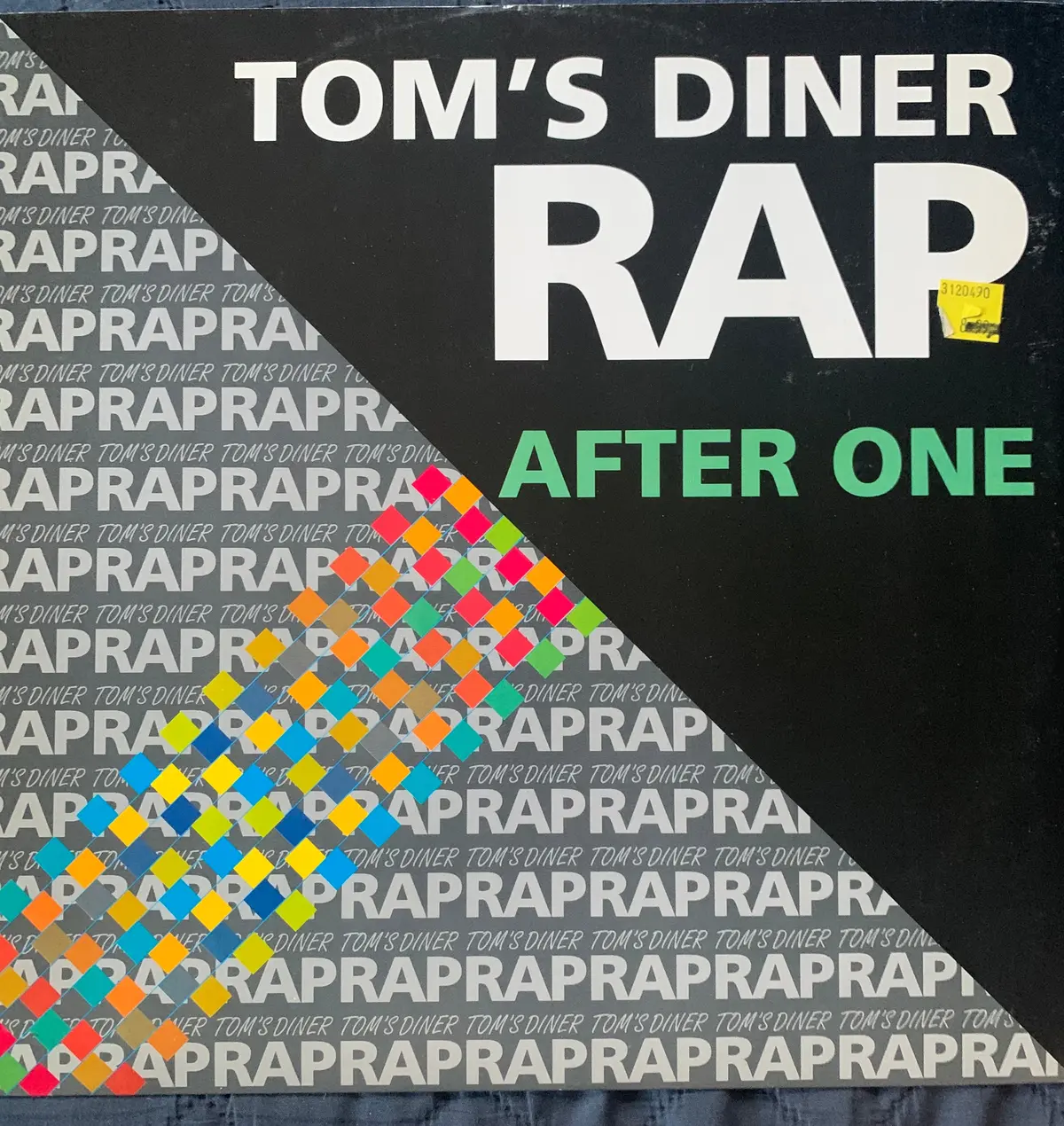 After One -  Tom's Diner Rap - Import 12" Lp Vinyl - Used 1