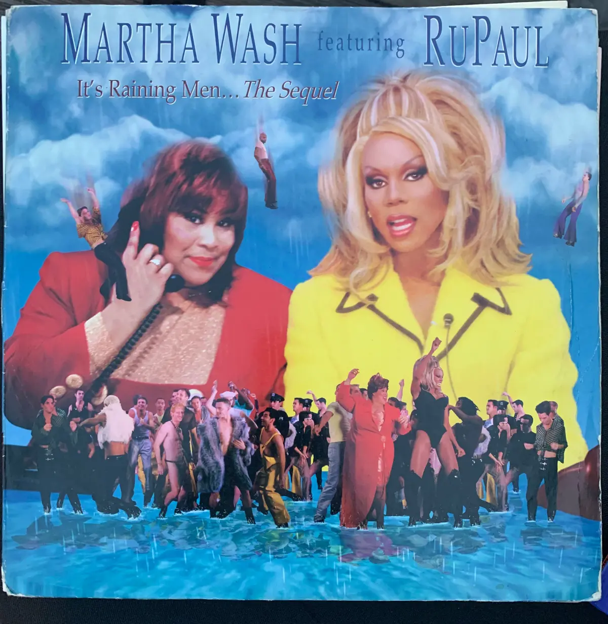 Martha Wash  & Ru Paul - It's Raining Men...The Sequel   12" Vinyl -  Used 1