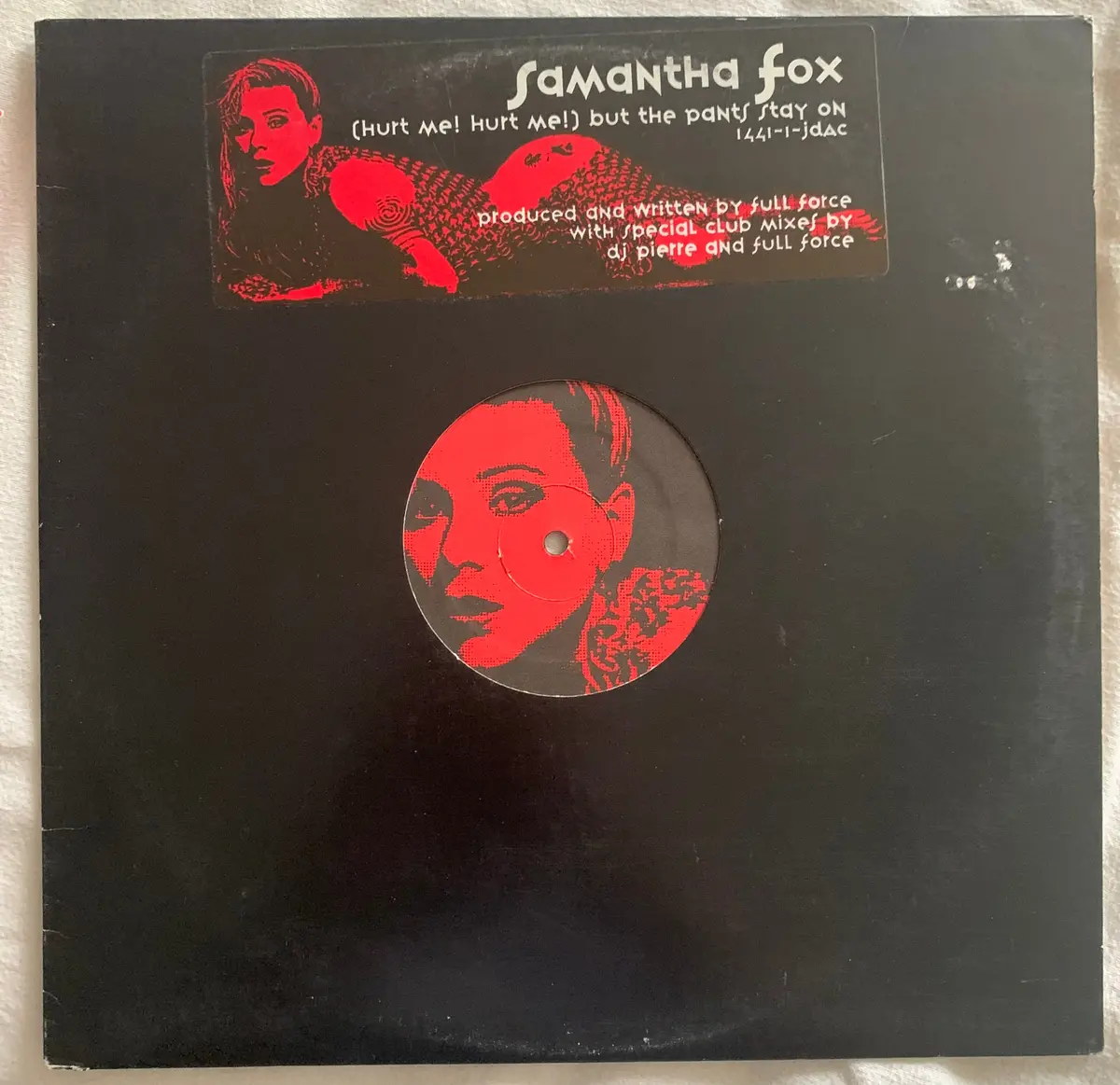 Samantha Fox - (Hurt Me! Hurt Me!) But The Pants Stay On 12" Remix Lp Vinyl - Used 1