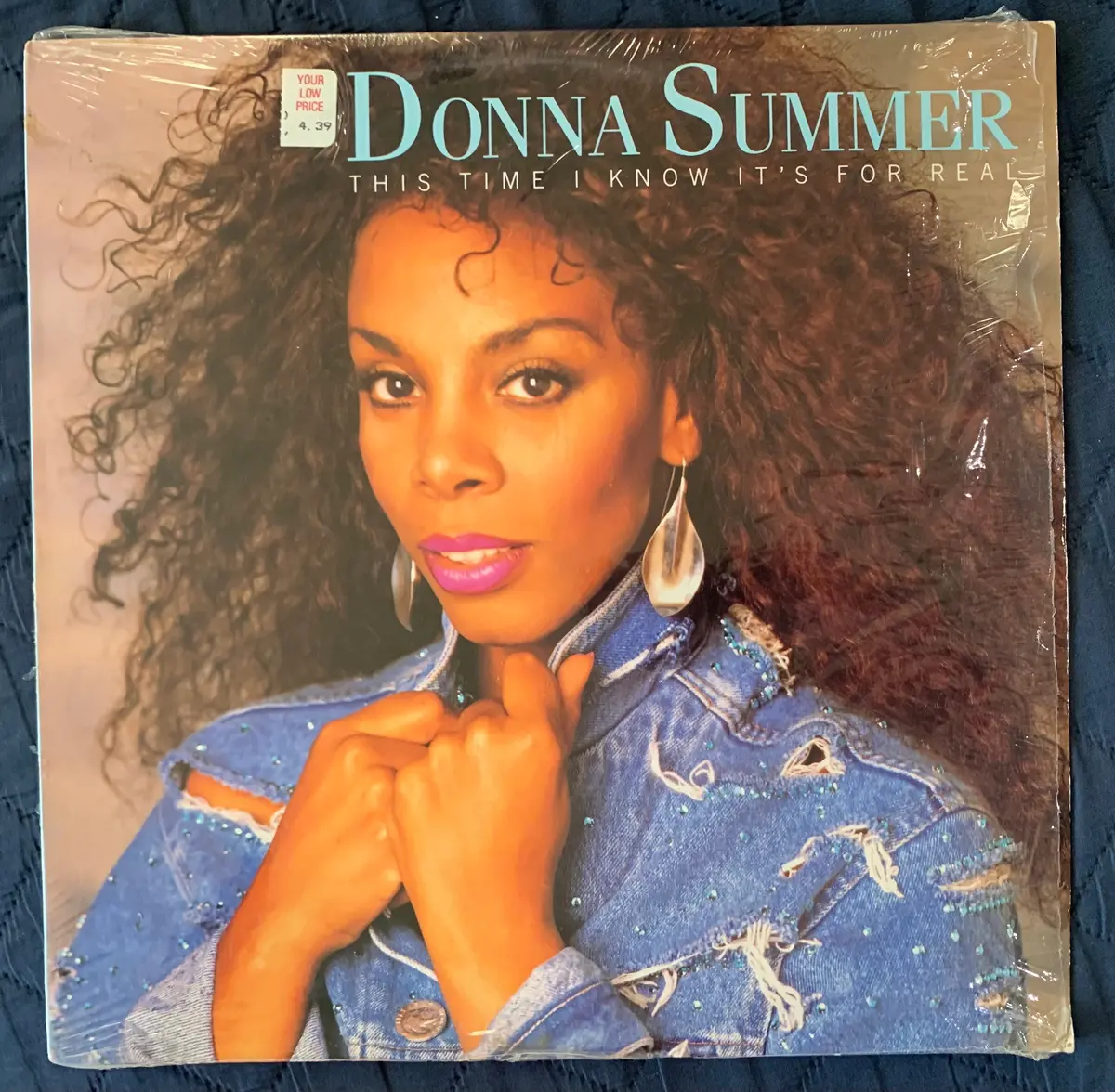 Donna Summer - This Time I Know It's For Real 12" Remix Lp Vinyl  - Used 1