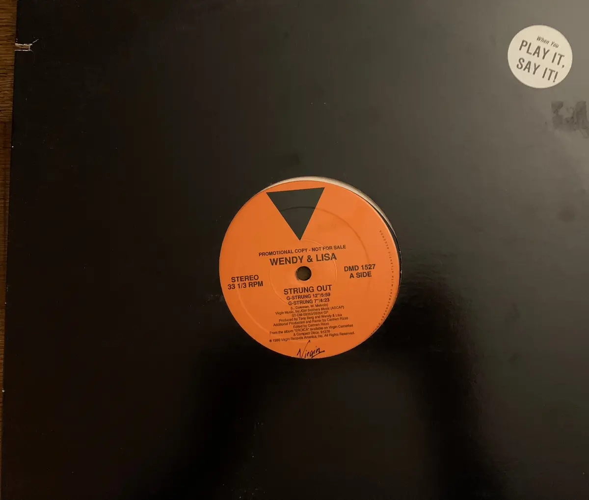 Wendy & Lisa - Strung Out Promo 12" Remix Vinyl 1