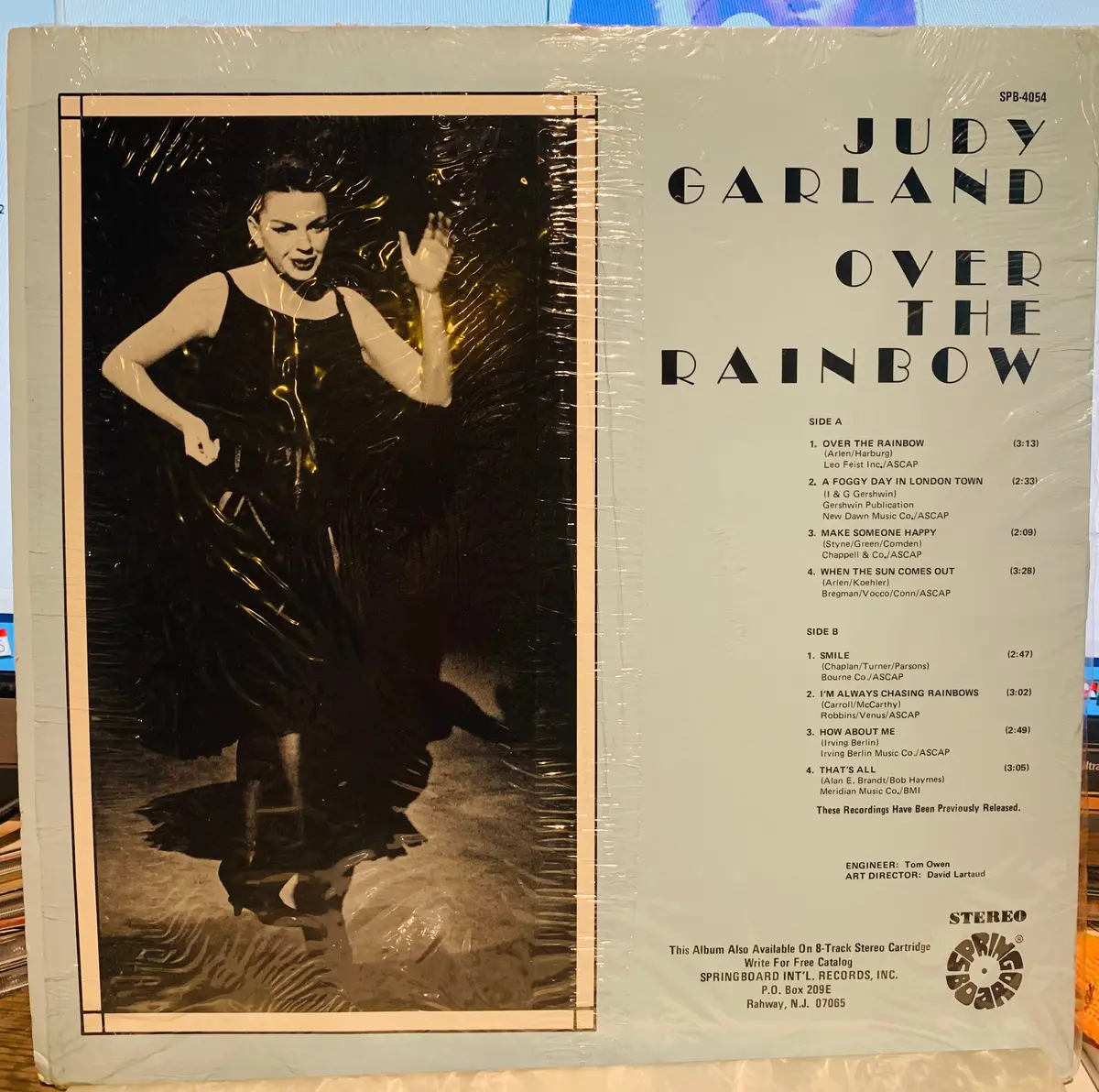Judy Garland - Over The Rainbow (1981 Lp Vinyl) Used Like New 2