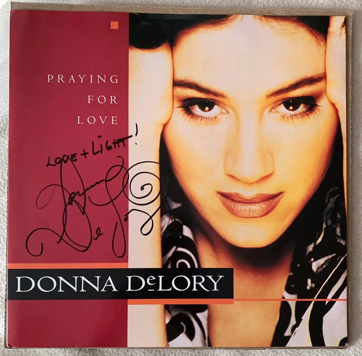 Donna De Lory - Praying For Love /Think It Over  Uk 12" Lp Vinyl - Autographed!! 1