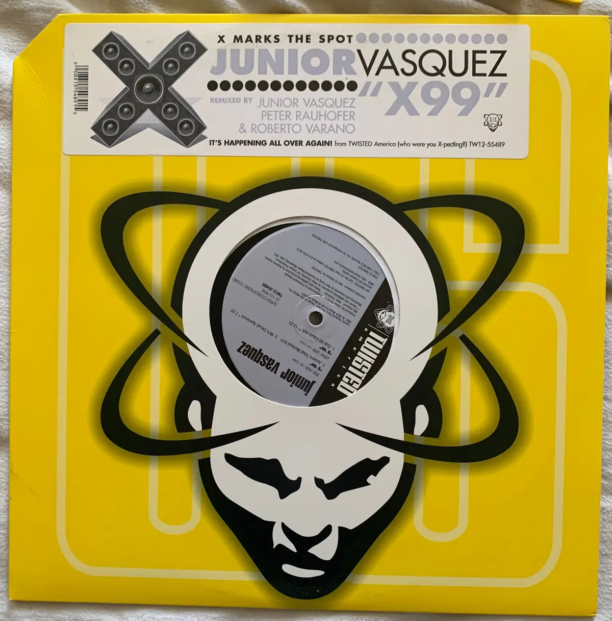 Junior Vasquez - X99 - 12" Remix Lp Vinyl - Used 1