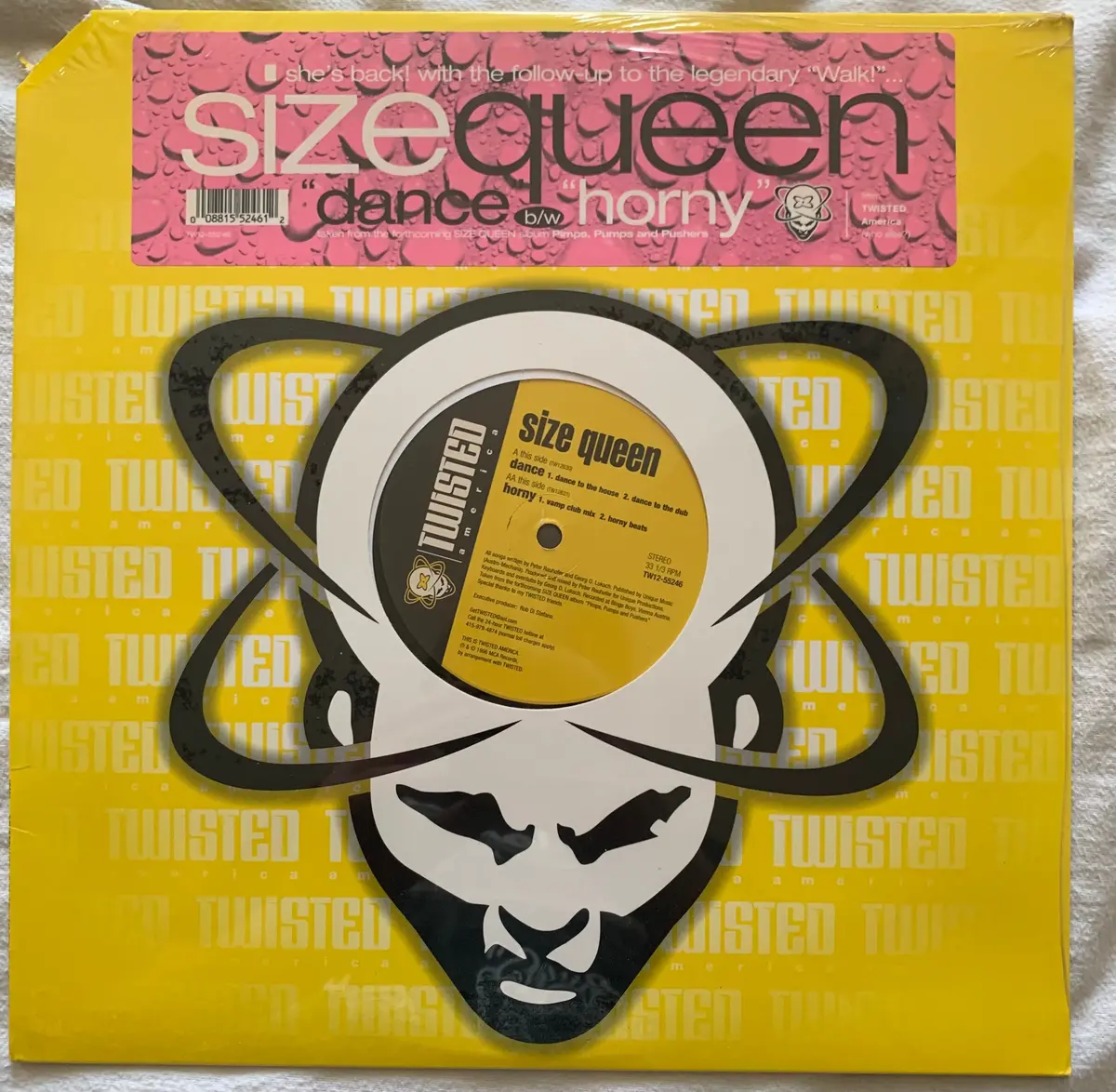 Twisted Presents: -Sizequeen / Horny  12" Remix Lp Vinyl -New 1
