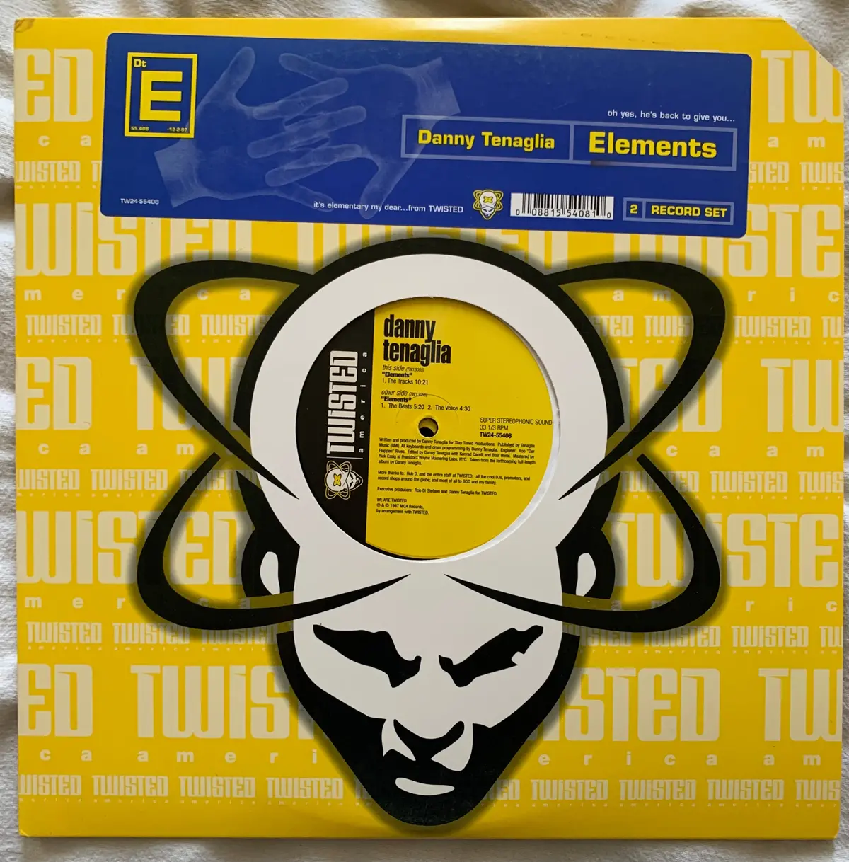 Danny Tenaglia - Elements 2Xlp Set  Vinyl - Used 1