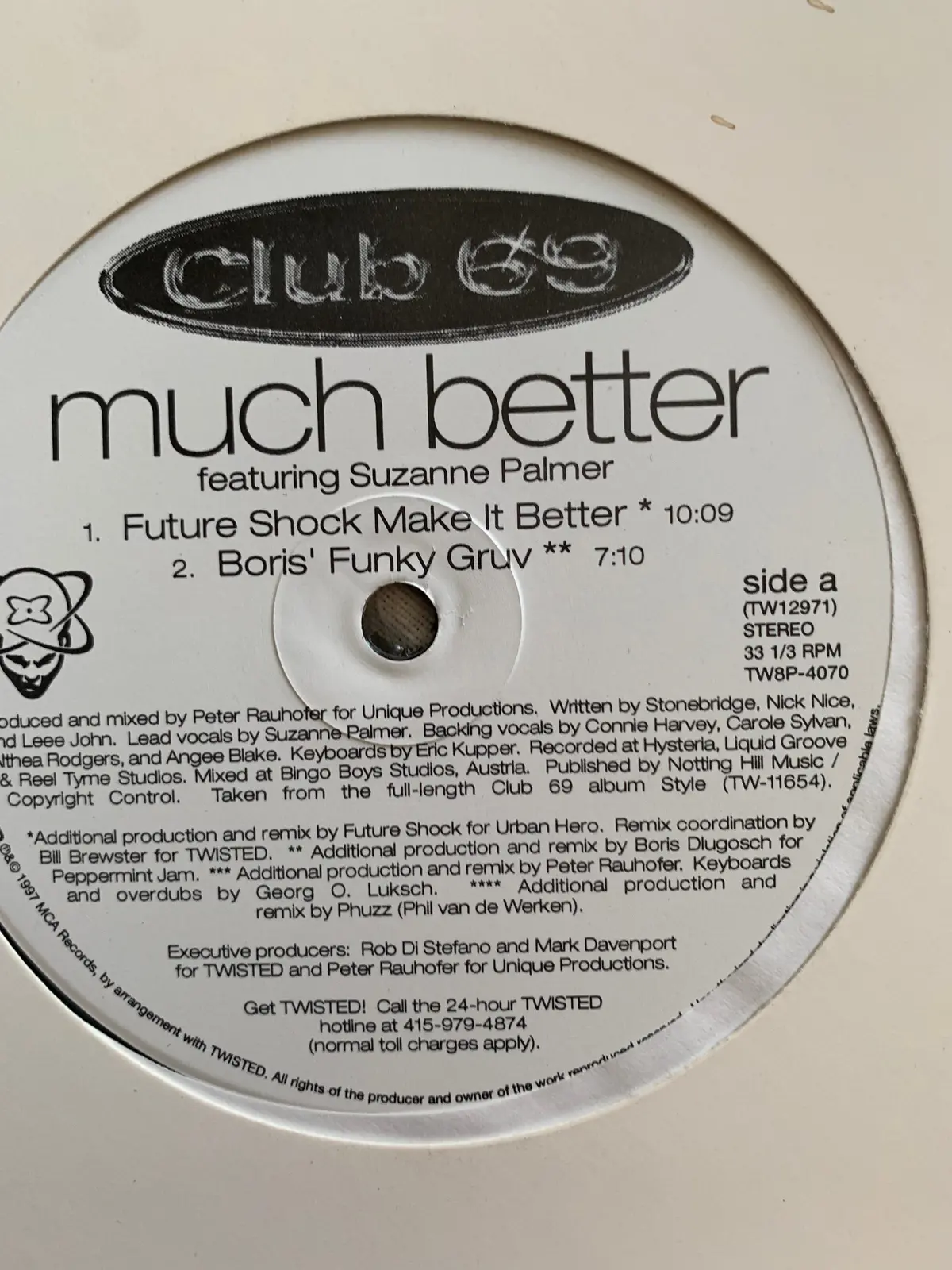Club 69 - Much Better Ft: Suzanne Palmer 12" Remix Lp Vinyl - Used 1