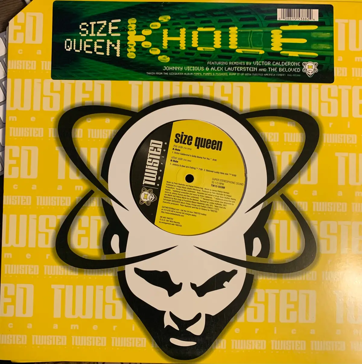 Size Queen - K Hole (Remixes) 12" Lp Vinyl - Used 1