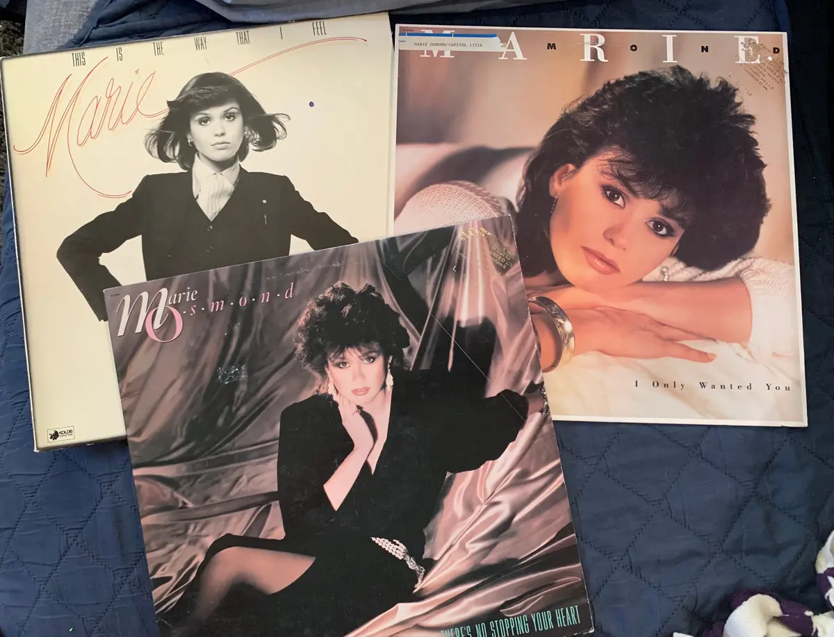 Marie Osmond -- 3 Lp Vinyl 1977, 85,86 - Used 1
