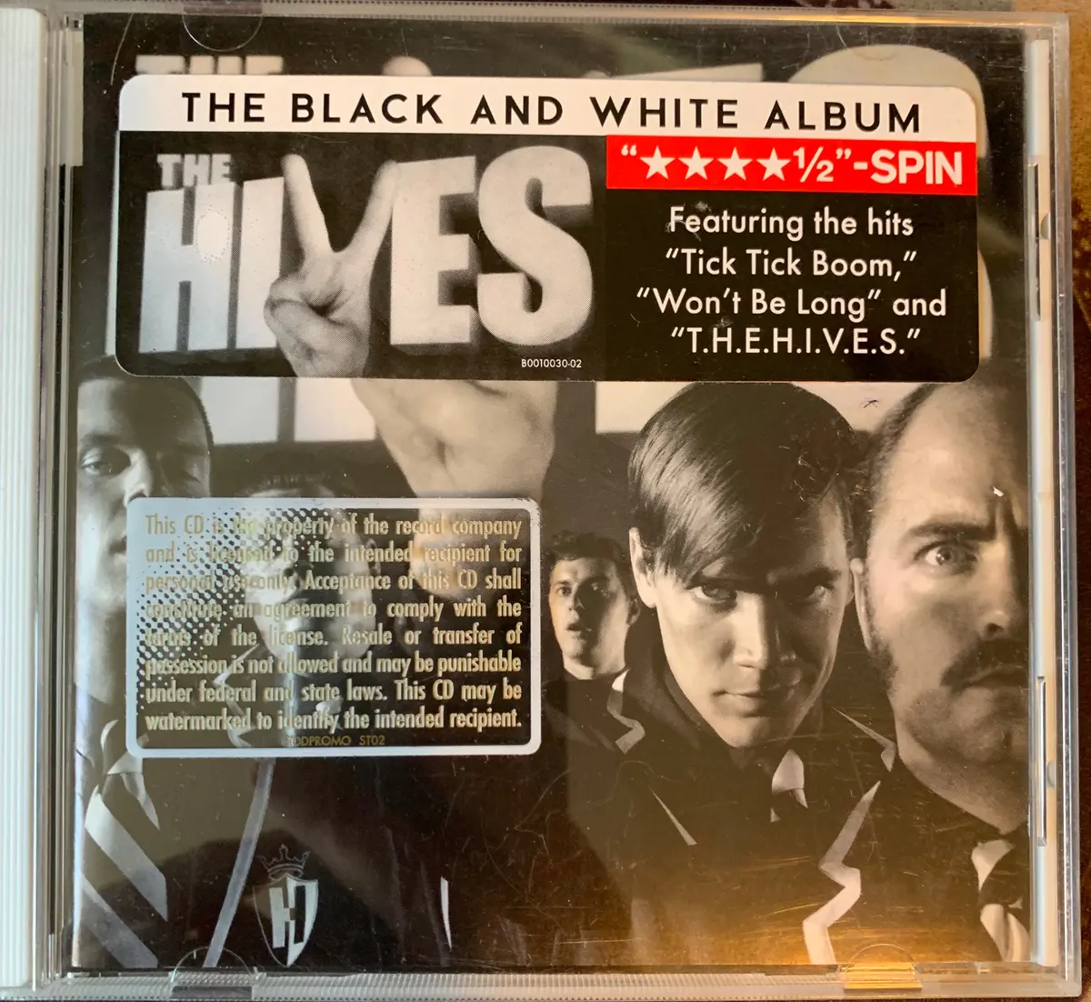 The Hives - The Black And White Album Cd - Used (Promo) 1
