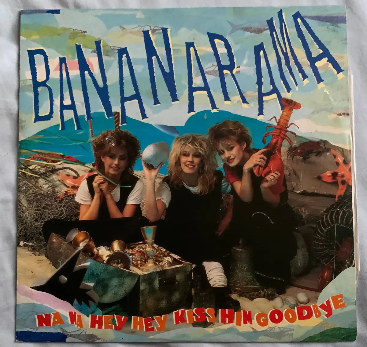 Bananarama -   Na Na Hey Hey Kiss Him Goodbye  12" Single Lp  (Import Version)  Vinyl - Used 1