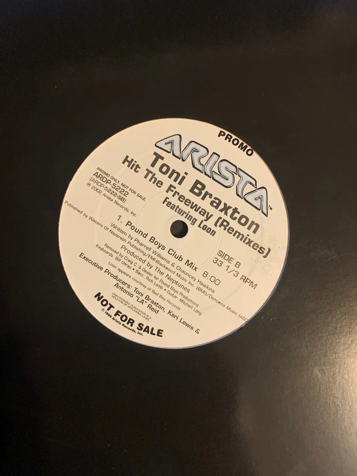 Toni Braxton - Hi The Freeway 12" Promo Lp Vinyl 1