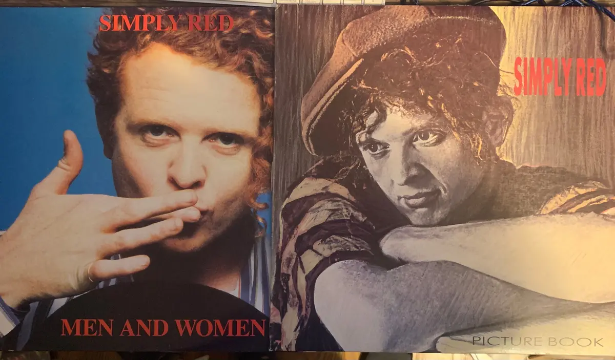 Simply Red - Picture Book '85  / Men And Woman '87 2Xlp Vinyl - Used 1