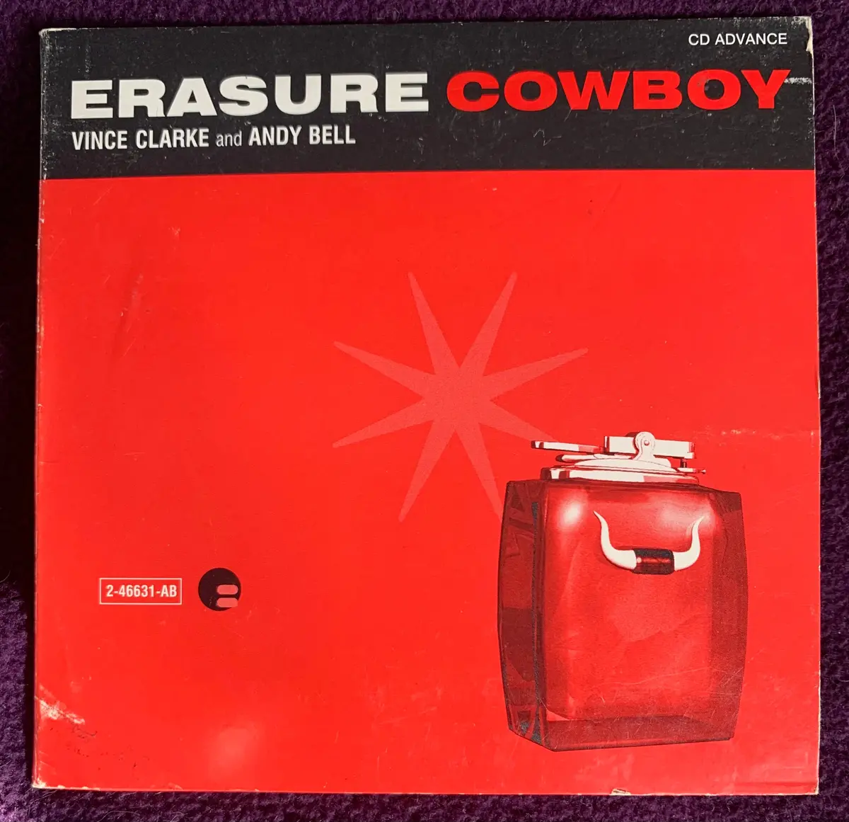 Erasure - Cowboy + Bonus (Advance Promo Cd) Used 1