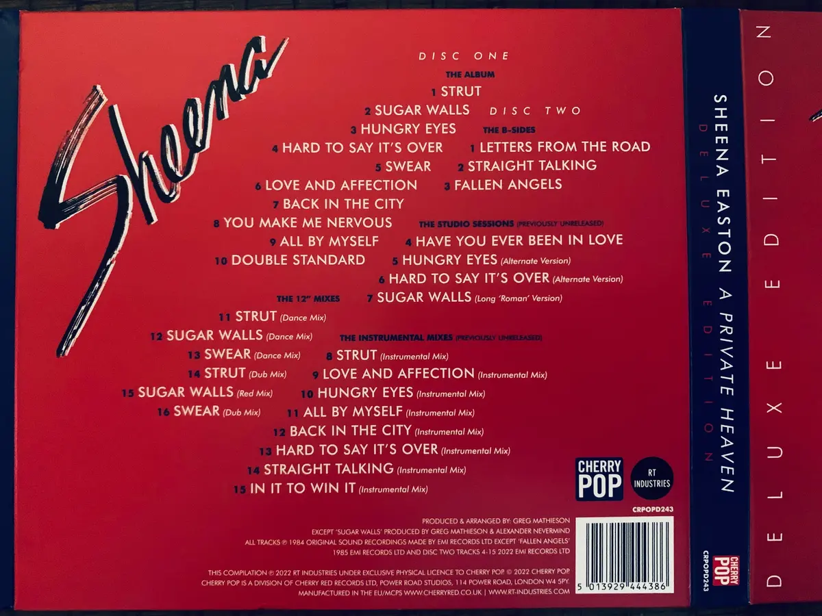 Sheena Easteon - Private Heaven (Expanded Deluxe Edition) 2Cd Set (Import) New 2