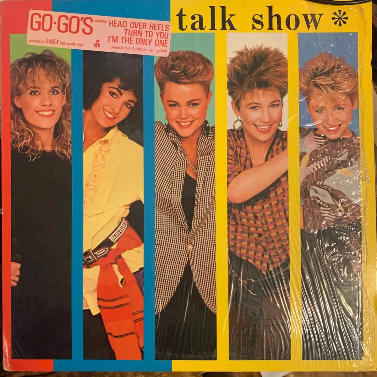 The Go-Go's - Talk Show (1984 Original) Lp Vinyl W/ Hype Sticker Used 1