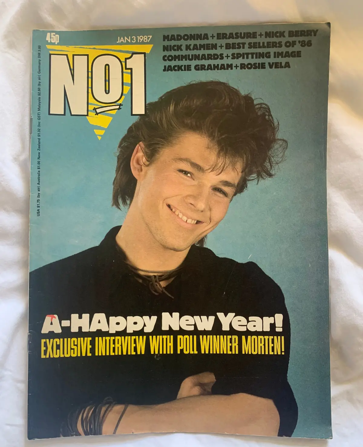 A-Ha / Madonna - No.1 Music Magazine 1987 - Used 1