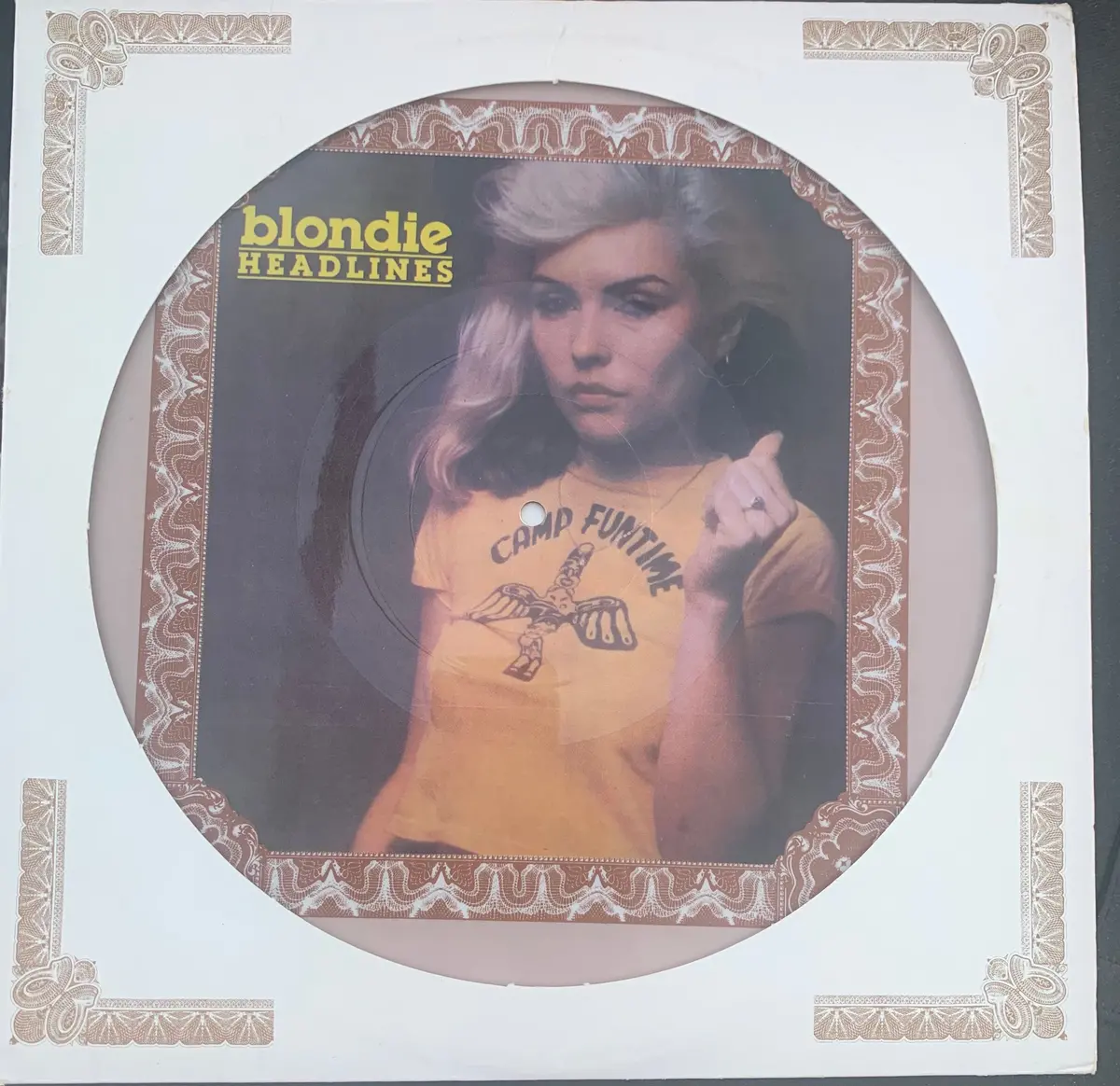 Blondie - Headline Live '80S Lp Picture Disc Vinyl - Used 2