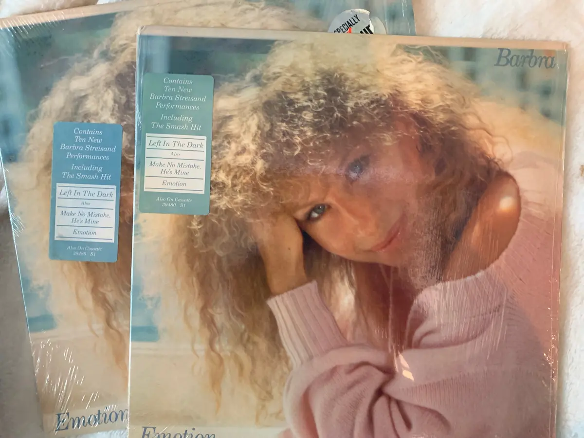 Barbra Streisand - Emotion Lp Vinyl (Cellophane) - Used 1