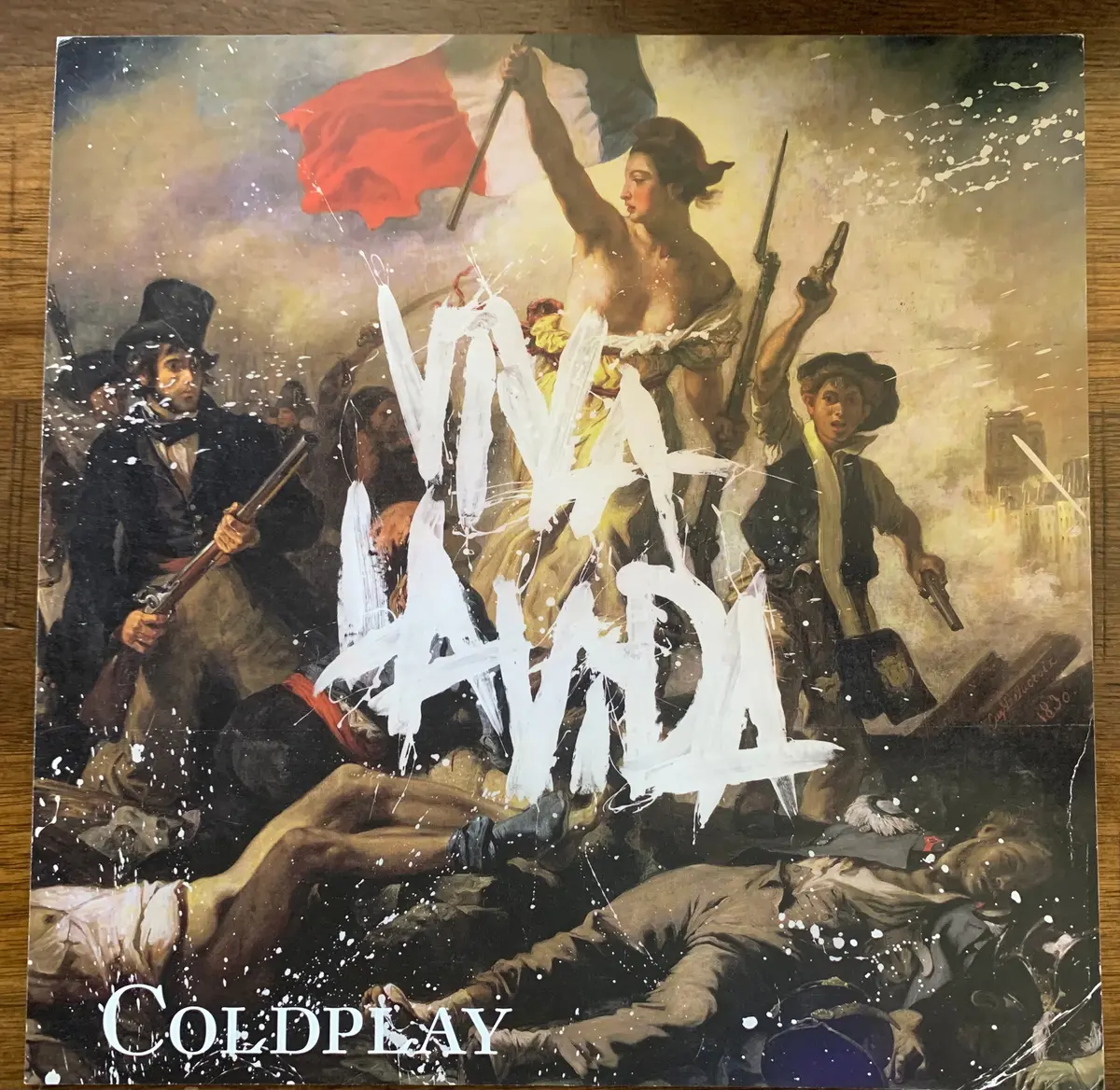 Coldplay - Promo Flat 12X12"  - Viva La Vida  -Used 1