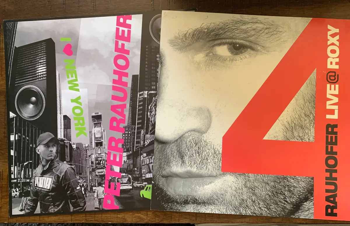 Peter Rauhofer  - 2 Promo Flats 12X12"  - Live @ Roxy & I Love Miami  -Used 1