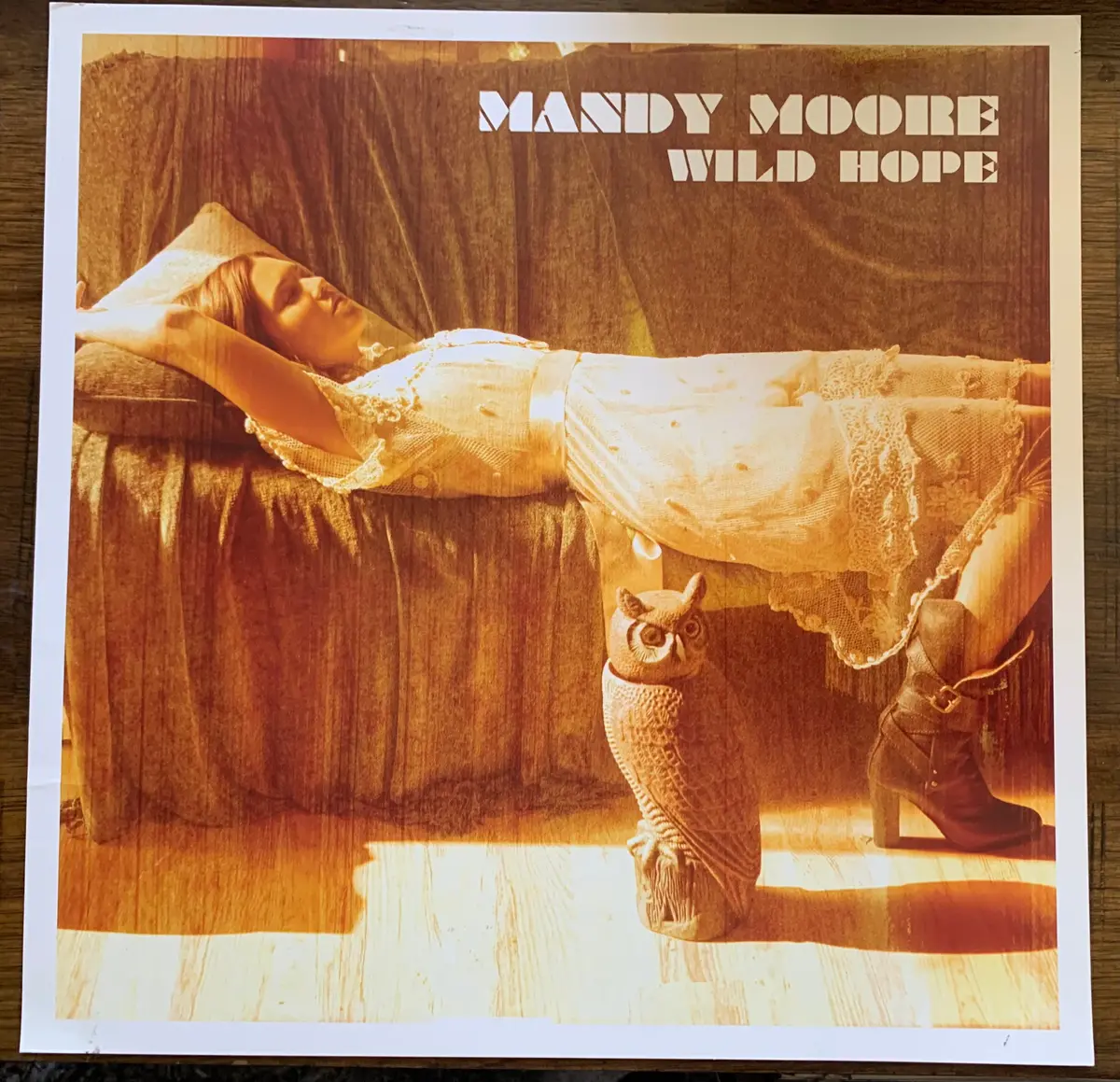 Mandy Moore - Promo Flat 12X12"  -Wild Hope   -Used 1