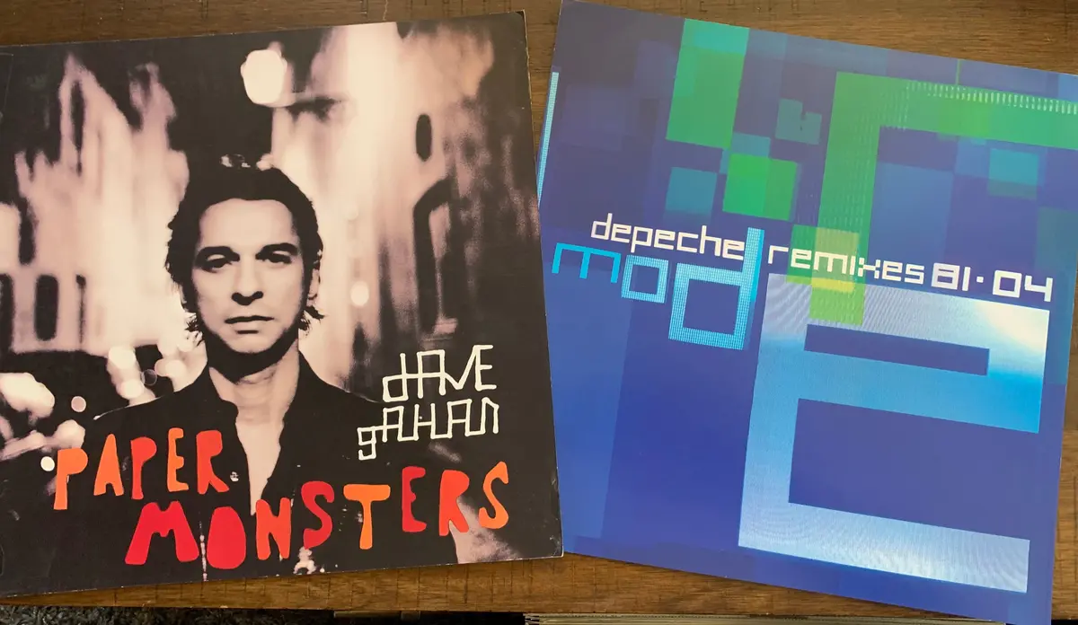 Depeche Mode / Dave Gahan - 2 Promo Flats 12X12  -Used 1