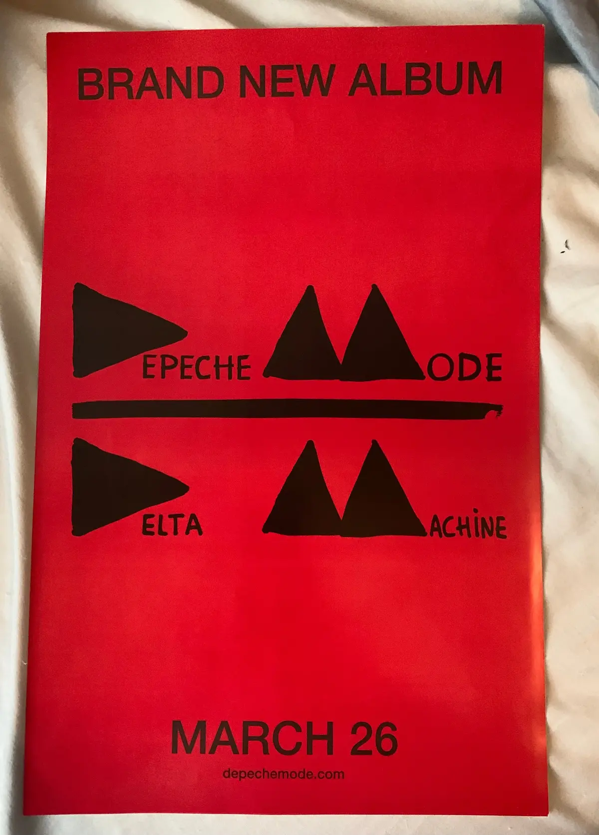 Depeche Mode - Delta Machine Double Sided Promo Poster 11X17 2