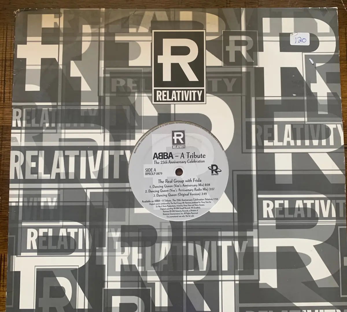 The Real Group With Frida (Abba) - Dancing Queen  1999 Remix 12" Lp Vinyl - Used 1