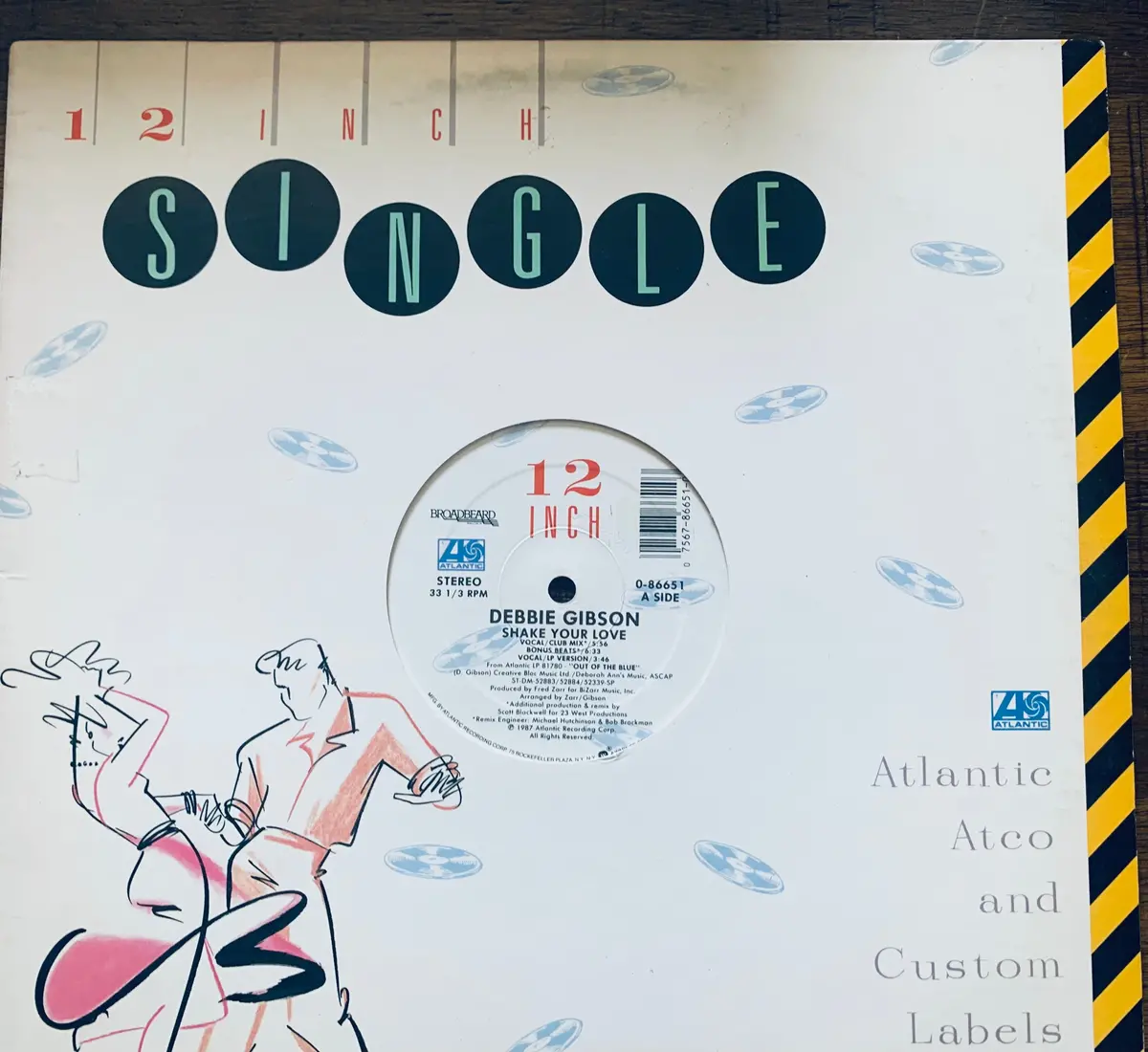 Debbie Gibson - Shake Your Love 12" Lp Vinyl - Used 1