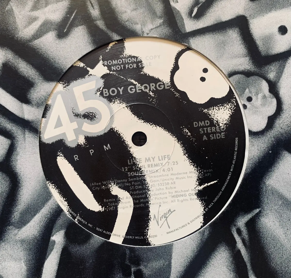 Boy George - Live My Life 12" Remix Lp (Promo) Vinyl - Used 1