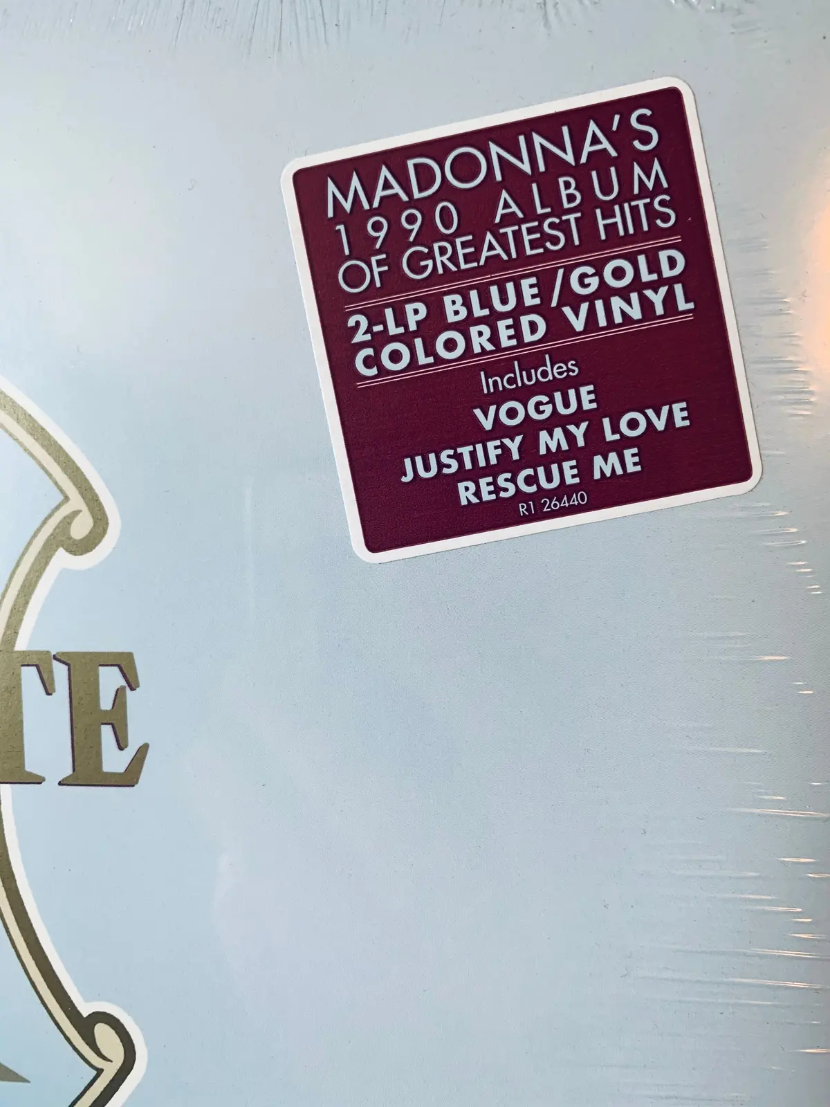 Madonna - Immaculate Collection - 2Lp Colored Vinyl (2017) Usa Orders Only. 2