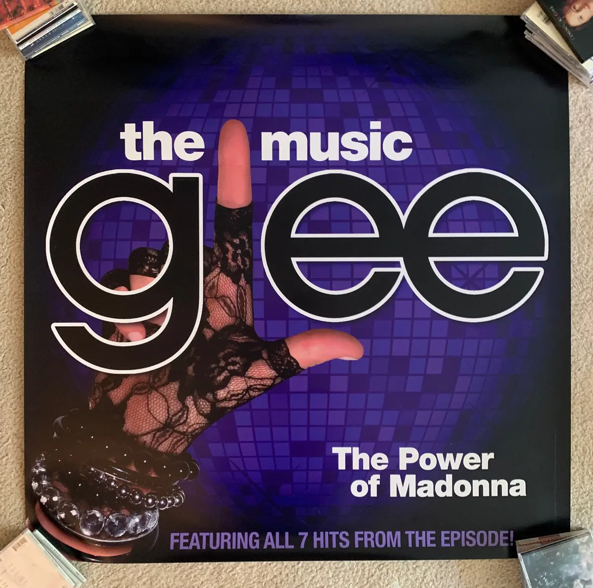 Glee / Madonna : Official Promotional Print/Poster 3X3ft 1