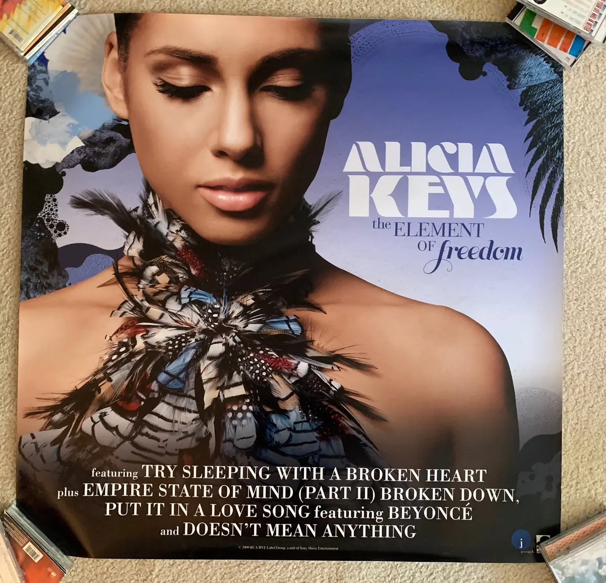 Alicia Keys- Promotional Large Print/Poster  3X3ft! 1