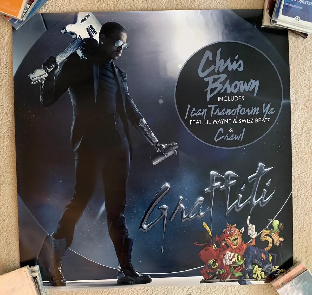 Chris Brown - Official Promotional Print/Poster 3X3 Ft 1