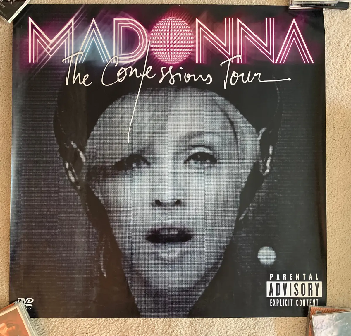 Madonna - The Confession Tour Official Promotional Print/Poster 3X3 Ft 1