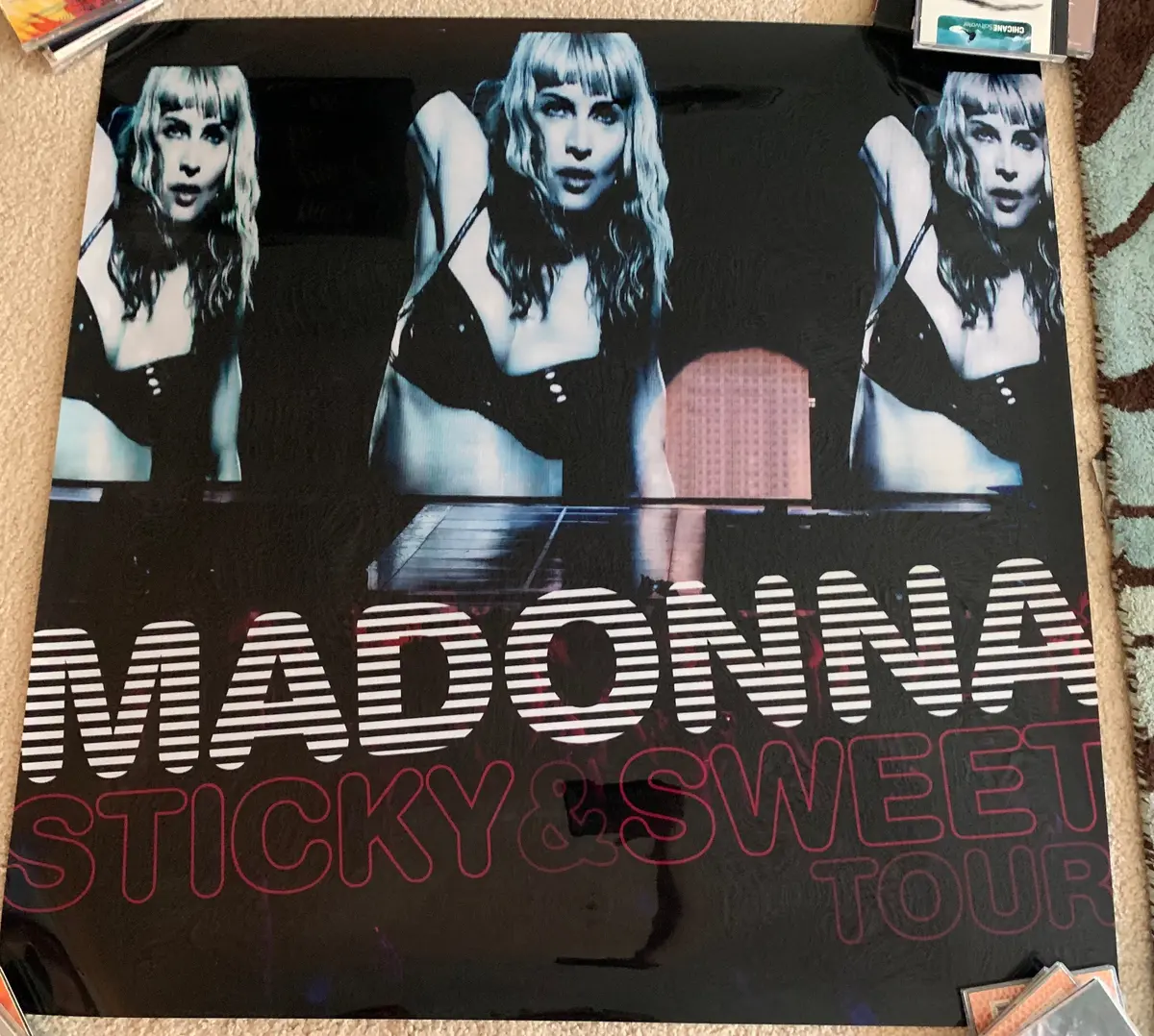 Madonna: Sticky & Sweet Tour Live Promotional Large Mylar Print/ Poster 3X3 Ft 1